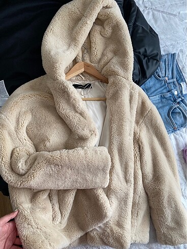s Beden ten rengi Renk Zara peluş kürk