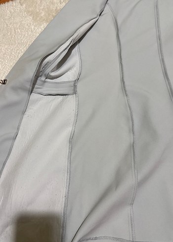 Gri Midi Kolsuz Ceket Yelek - Görsel 3