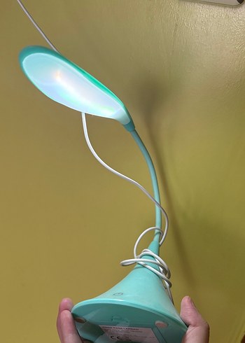 Pastel Turkuaz Masa Lambası - Görsel 2