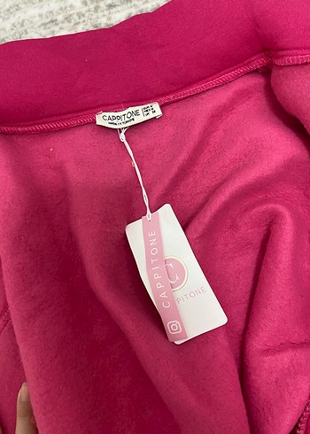 Kadın Pembe Fermuarlı Yüksek Yaka Eşofman Takımı - Görsel 15