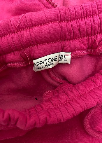 Kadın Pembe Fermuarlı Yüksek Yaka Eşofman Takımı - Görsel 16