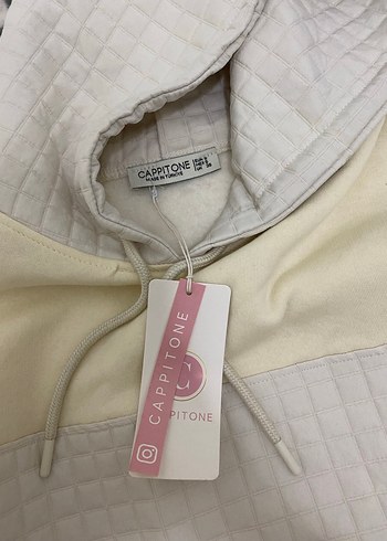 Beyaz Kadın Midi Eşofman Takımı - Görsel 7