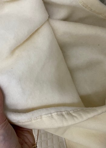 Beyaz Kadın Midi Eşofman Takımı - Görsel 5