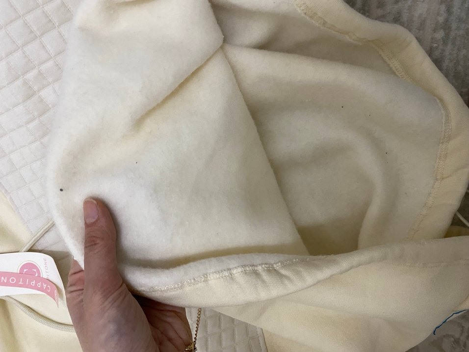 Beyaz Kadın Midi Eşofman Takımı - Görsel 5