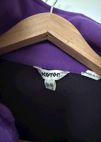 Mor Düğmeli ceket gömlek - Görsel 3