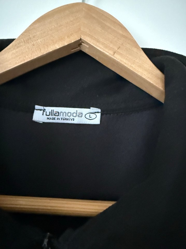 Siyah Kısa Kollu Midi Goth Elbise - Görsel 4