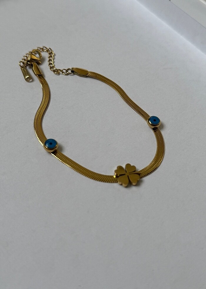 Çelik yonca bileklik - Görsel 2