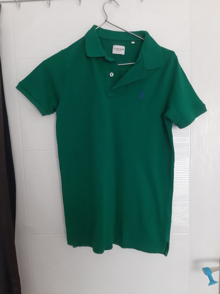 Erkek cocuk Yeşil Polo Tişört Kısa Kollu - Görsel 4