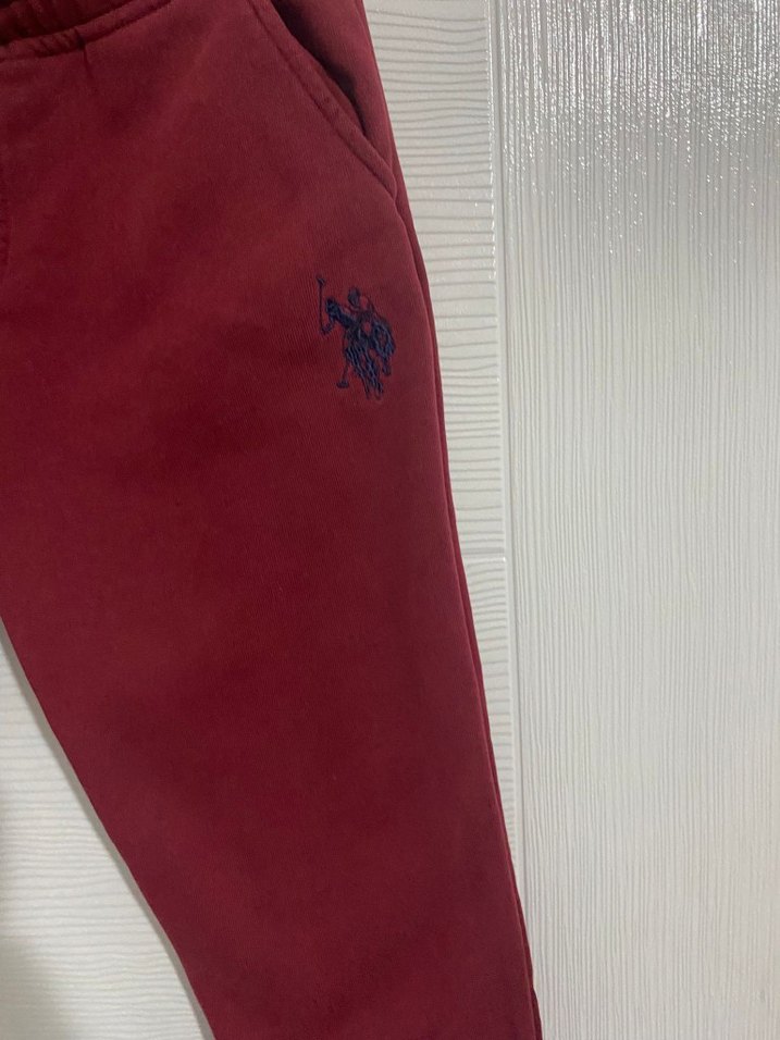 Bordo Erkek Çocuk Rahat Kesim Eşofman Altı - Görsel 2