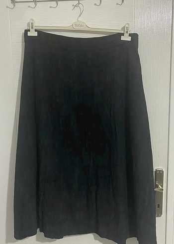 Siyah Uzun Keten Kadın Takım - Görsel 3