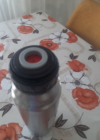 Gri Renkli Çelik Termos Şişe - Görsel 3