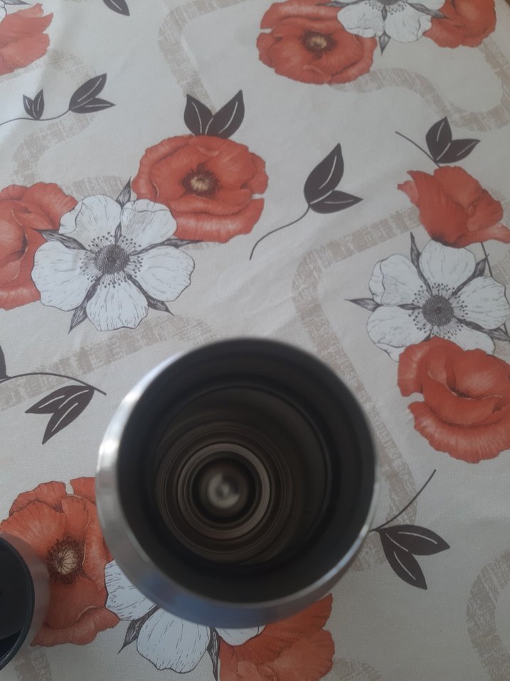 Gri Renkli Çelik Termos Şişe - Görsel 4