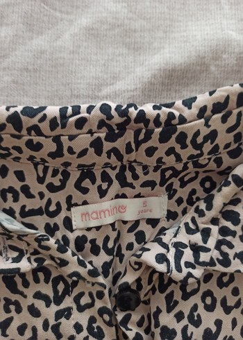 İdil baby mamino Leopar kız çocuk elbise - Görsel 2