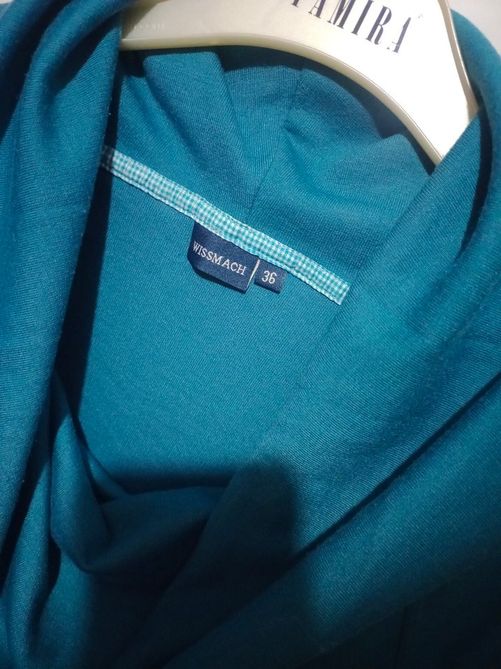 Turkuaz Kısa Kollu tunik - Görsel 3