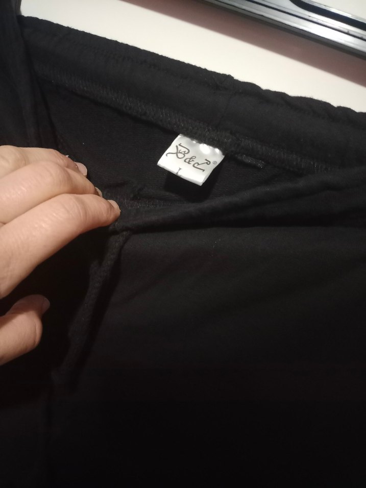 Siyah Erkek Uzun Kollu eşofman altı - Görsel 4