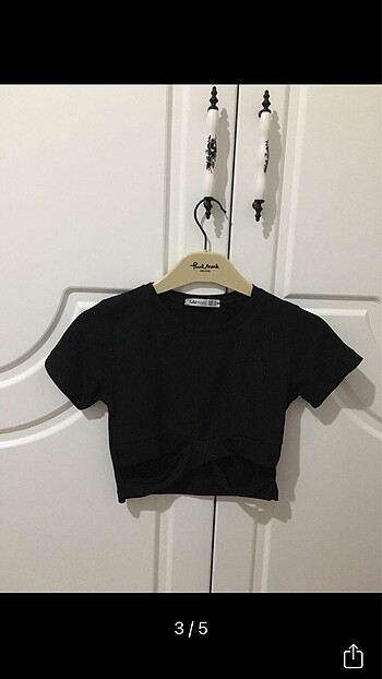 xs Beden Siyah crop