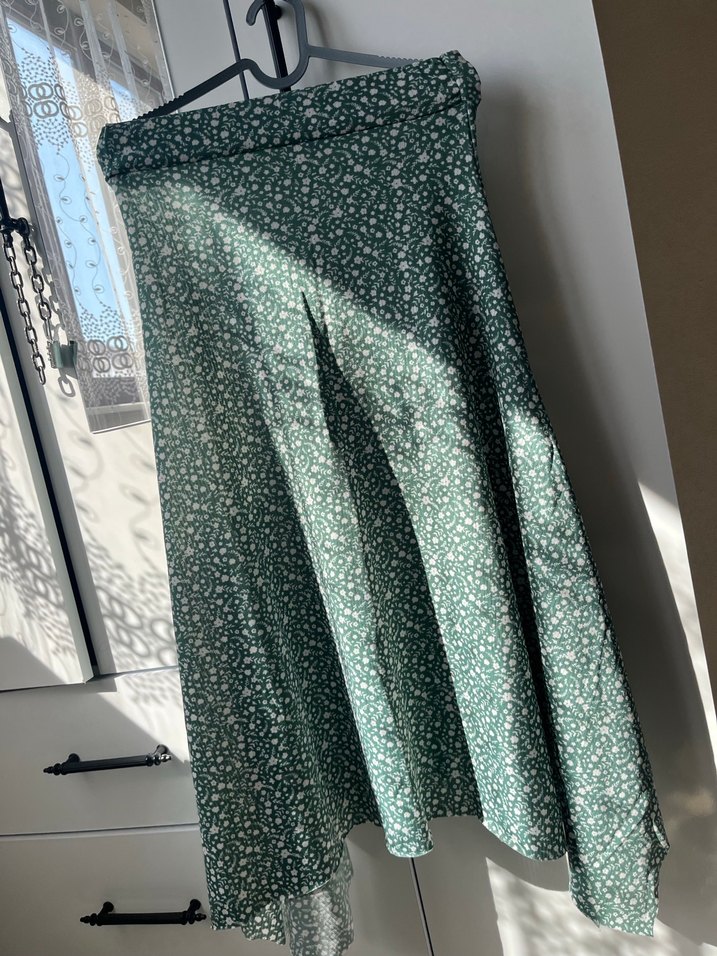 Bohem Yeşil Uzun Etek - Görsel 2