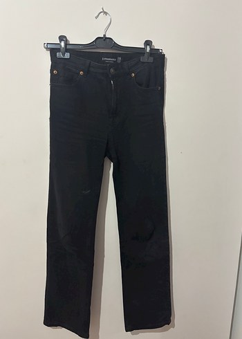 Stradivarius D98 Siyah Kot Pantolon