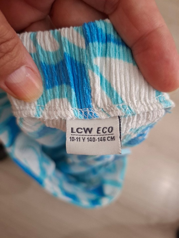 LC Waikiki Kız Çocuk Lastikli Şort Etek - Görsel 5