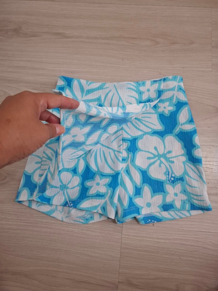 LC Waikiki Kız Çocuk Lastikli Şort Etek - Görsel 3