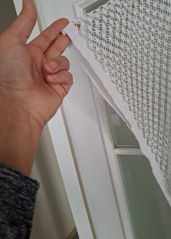 Dantel Detaylı Bohem Uzun Triko pareo - Görsel 5