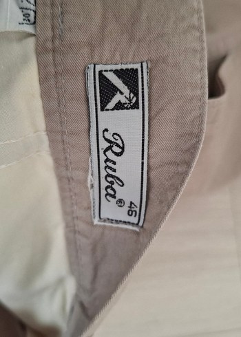 Bej Keten Erkek Mini Şort - Görsel 3