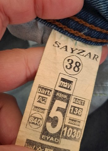 Mavi Rahat Kesim Kot Şort - Görsel 6