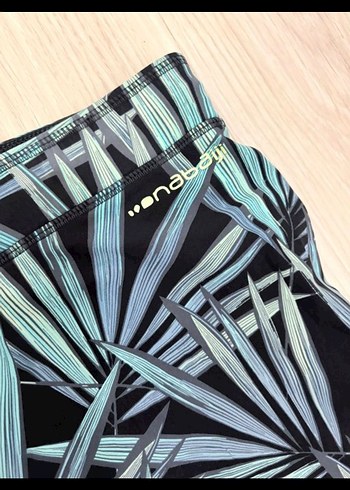 Mavi Desenli Elastik Bel Erkek mayo - Görsel 3