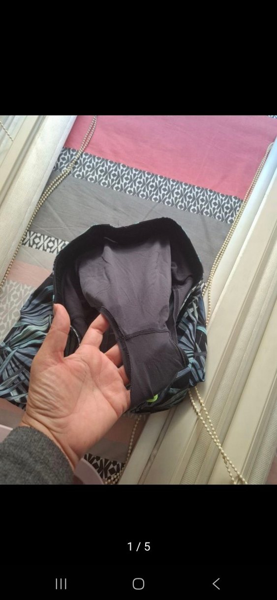 Mavi Desenli Elastik Bel Erkek mayo - Görsel 2