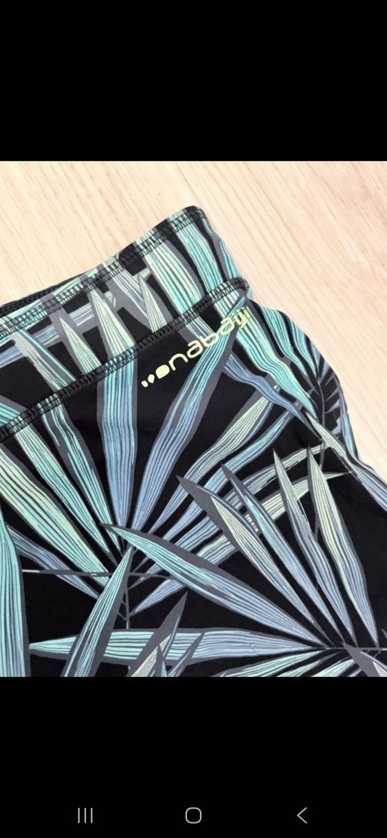 Mavi Desenli Elastik Bel Erkek mayo - Görsel 3