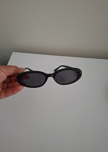 Siyah Minimalist Gotik Kadın Güneş Gözlüğü