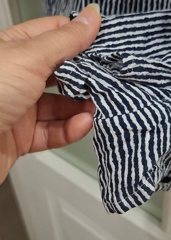 Gri Mini Askılı Pilili Tulum - Görsel 3