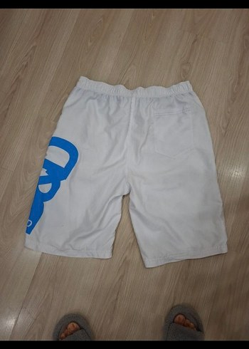 Erkek Beyaz Mini Desenli Şort - Görsel 5