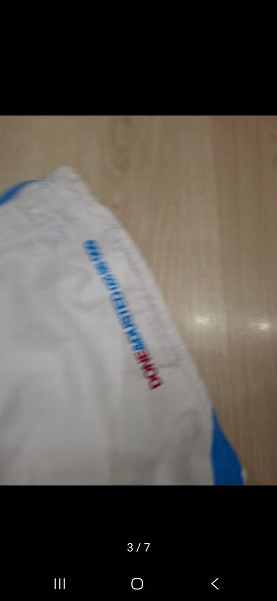 Erkek Beyaz Mini Desenli Şort - Görsel 3