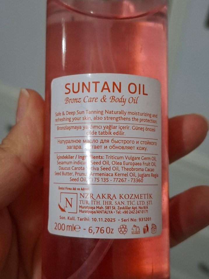 Spa World Bronzing Vücut Yağı - Görsel 2