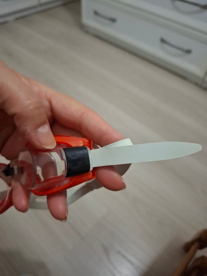 Kırmızı Ayarlanabilir Yüzme Gözlüğü - Görsel 5