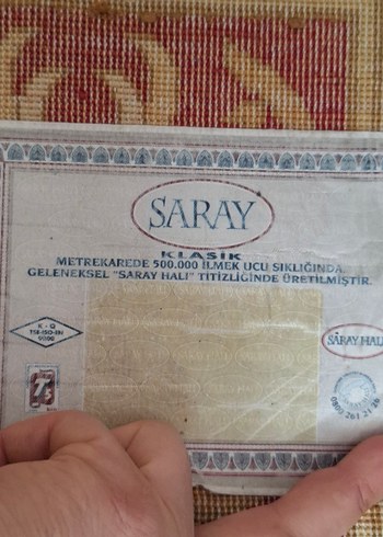 Bordo Kenarlı Açık Renkli Düz Halı yün halı - Görsel 10