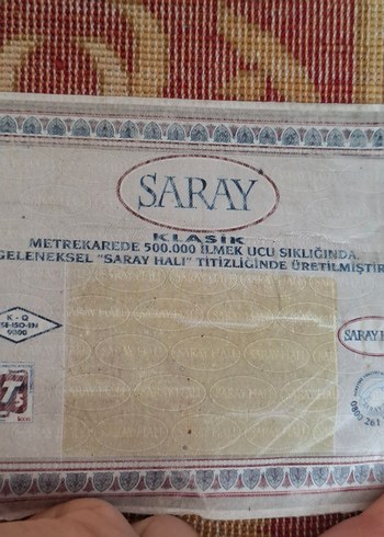 Bordo Kenarlı Açık Renkli Düz Halı yün halı - Görsel 6