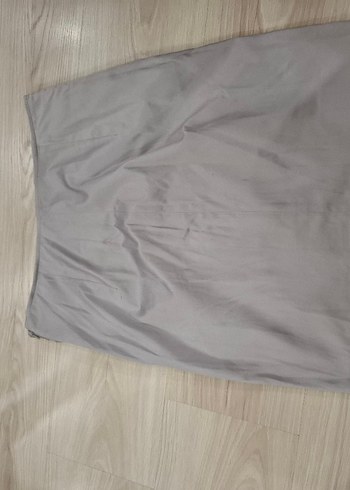 Bej Midi Hamile Keten Etek - Görsel 2