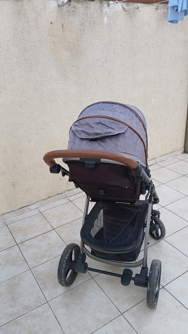 Gri Kraft Bebek Arabası - Görsel 2