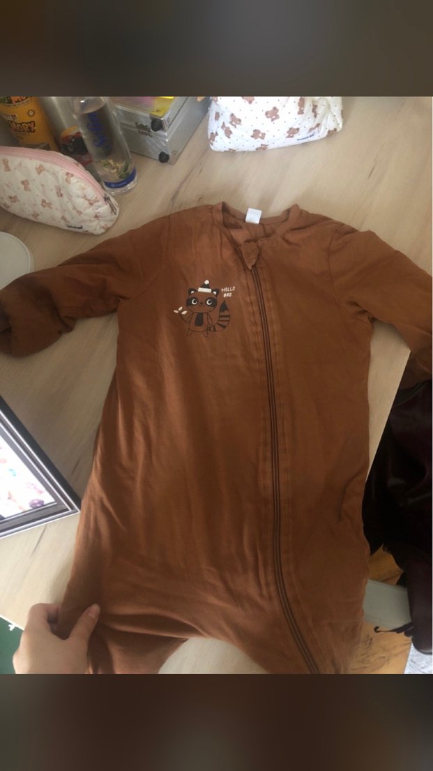 Erkek Çocuk Fermuarlı Yeşil Tulum Pijama 2 ürün - Görsel 4