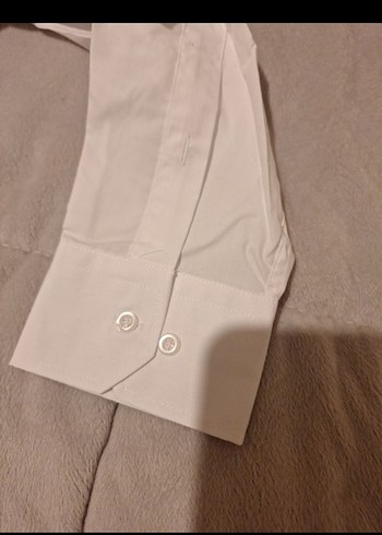 Uzun Kollu Beyaz Erkek Gömlek - Görsel 12