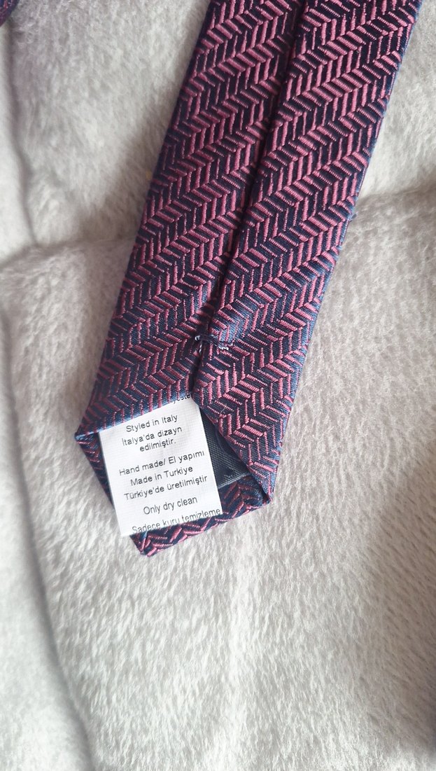 Bordo Ramsey Erkek Kravat - Görsel 3