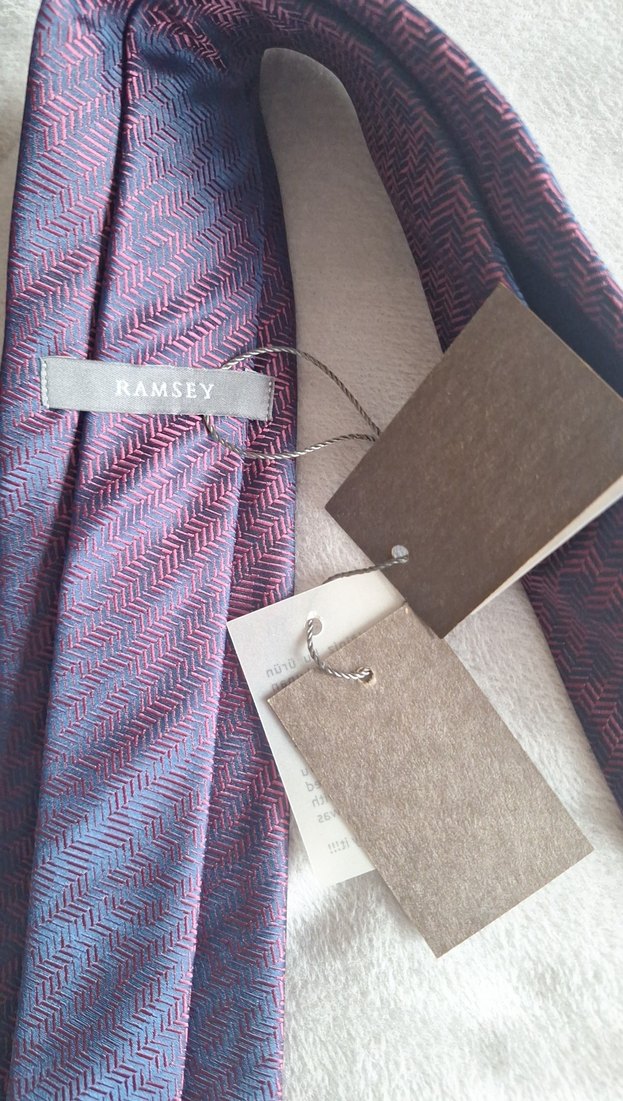 Bordo Ramsey Erkek Kravat - Görsel 4