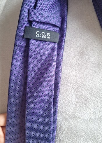 Mor Erkek Kravat - Görsel 2
