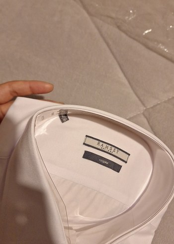 Beyaz Uzun Kollu Erkek Gömlek Ramsey - Görsel 4