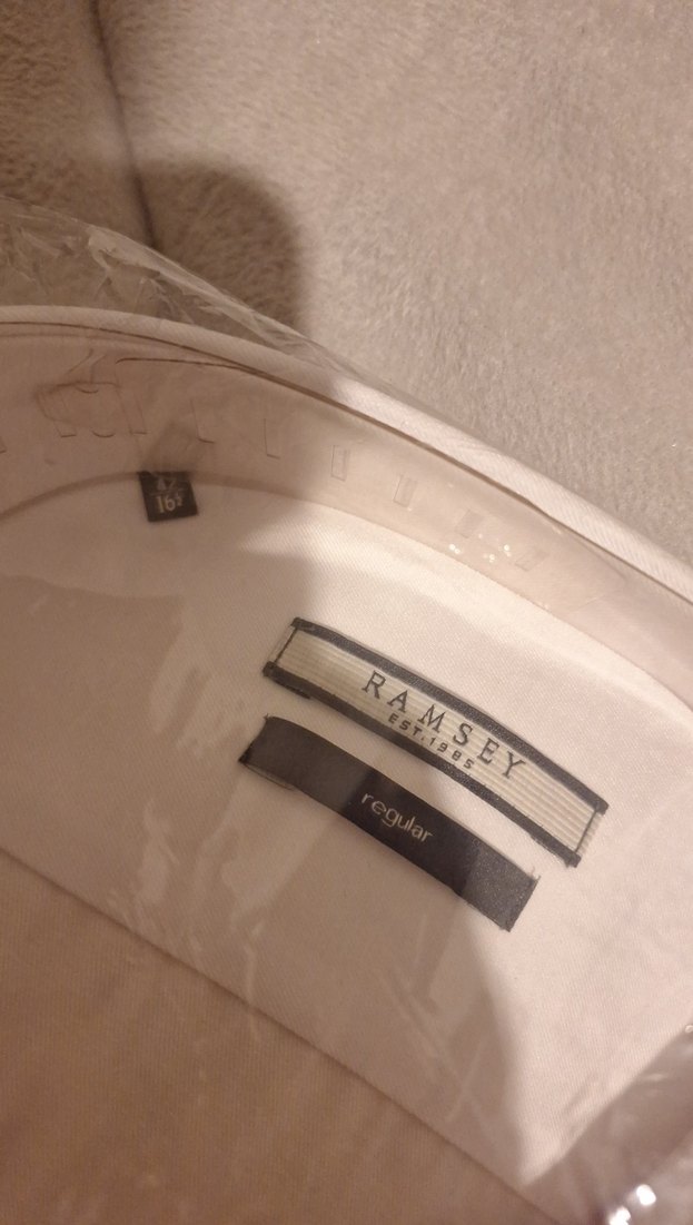 Beyaz Uzun Kollu Erkek Gömlek Ramsey - Görsel 3