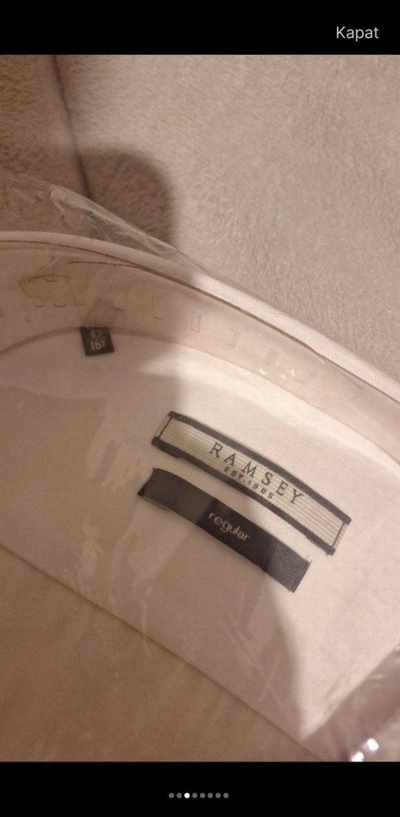 Beyaz Uzun Kollu Regular Fit İş Gömleği - Görsel 3