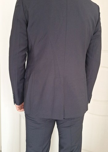 Lacivert Modern Klasik Erkek Takım Elbise - Görsel 19