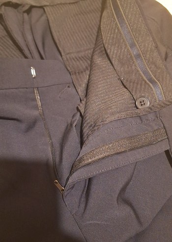 Erkek Siyah Regular Fit Ofis Pantolonu - Görsel 4